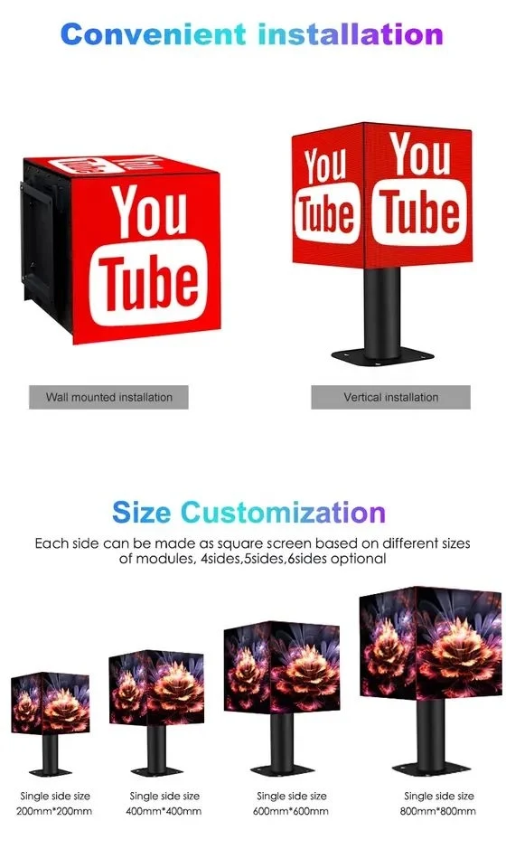 Cubos Led, vista 3