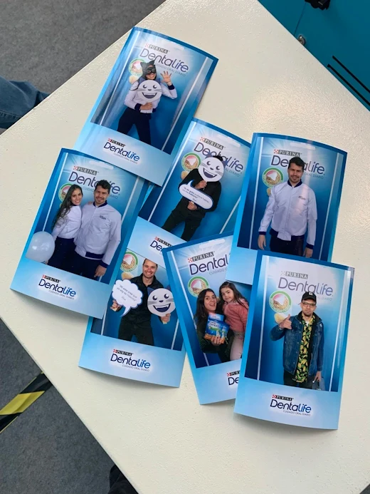 Fotografías impresas durante una activación de marca