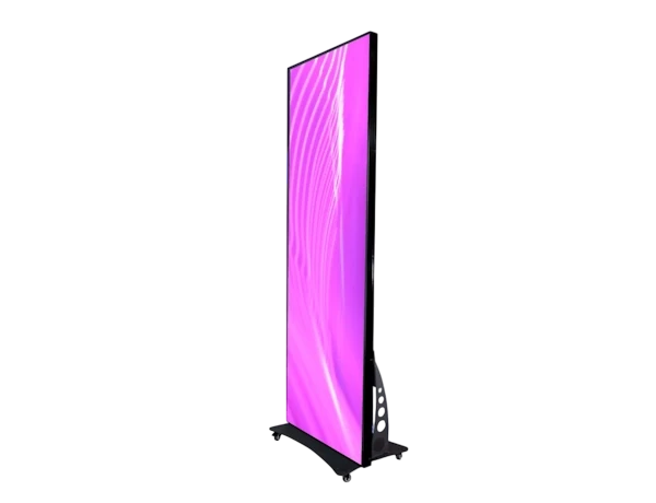 Pendón LED digital encendido